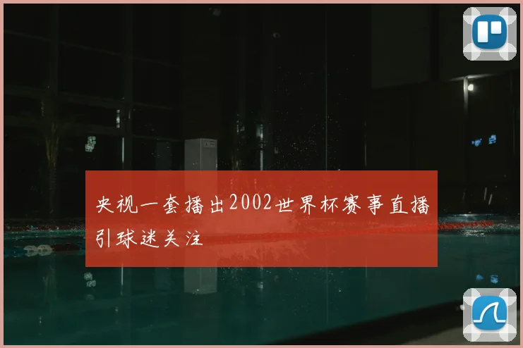 央视一套播出2002世界杯赛事直播引球迷关注