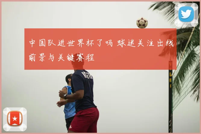 中国队进世界杯了吗 球迷关注出线前景与关键赛程